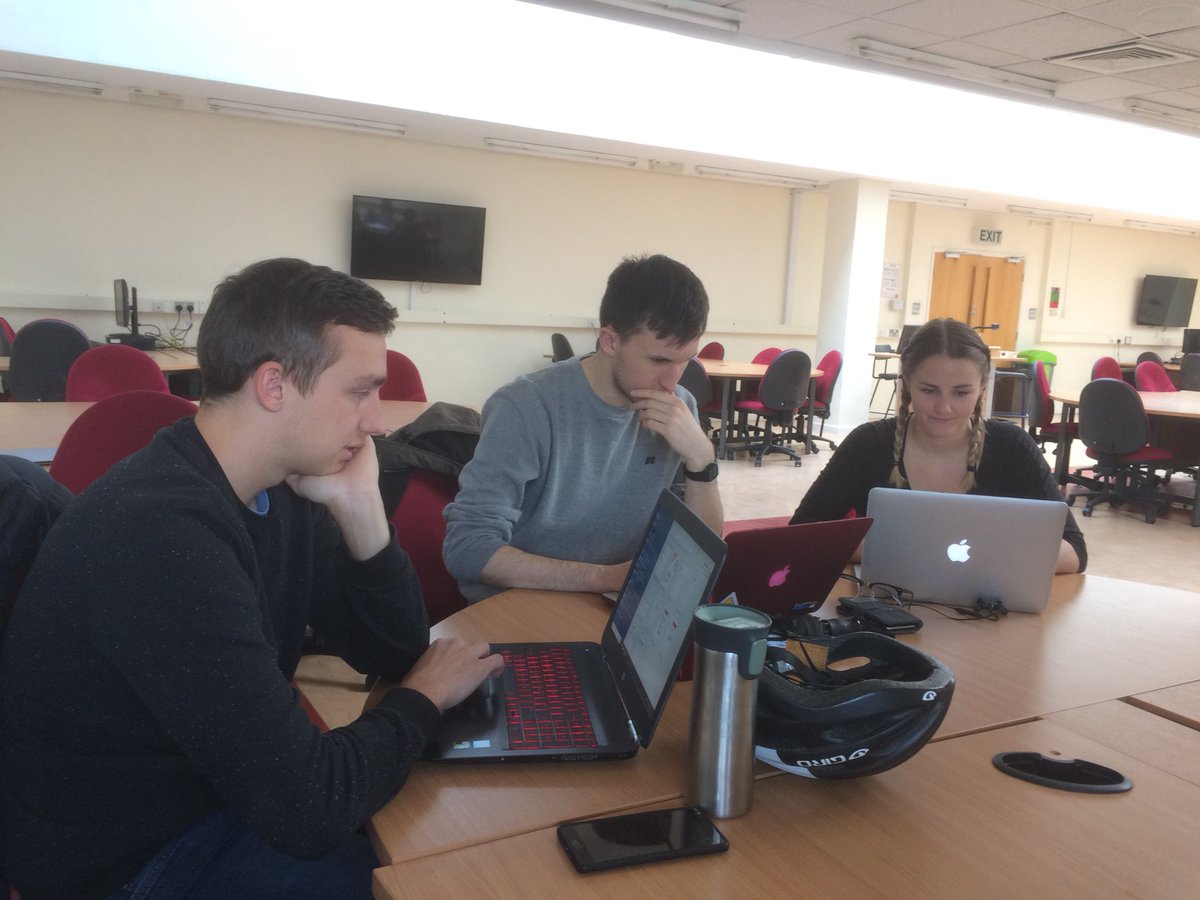 It’s out of the workshop and into the library for team Green Dragon. T-minus 26 hours until report hand in #finalpush #getusbackintheworkshop