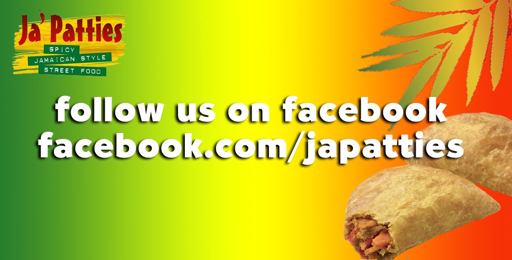 Head on over to our facebook page, for all the latest spice and sunshine from Ja'Patties! facebook.com/japatties