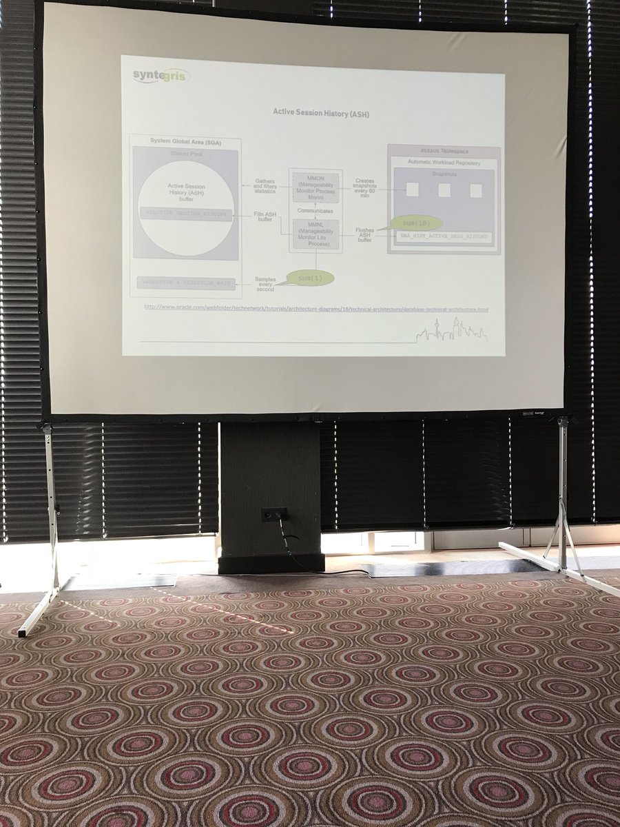 #apexconn18 <a href="/gassenmj/">Jonas Gassenmeyer</a> 
Active Session History 
Achtung, kostet Extra-💶, aber dafür gibt’s über 80 Spalten Infos!