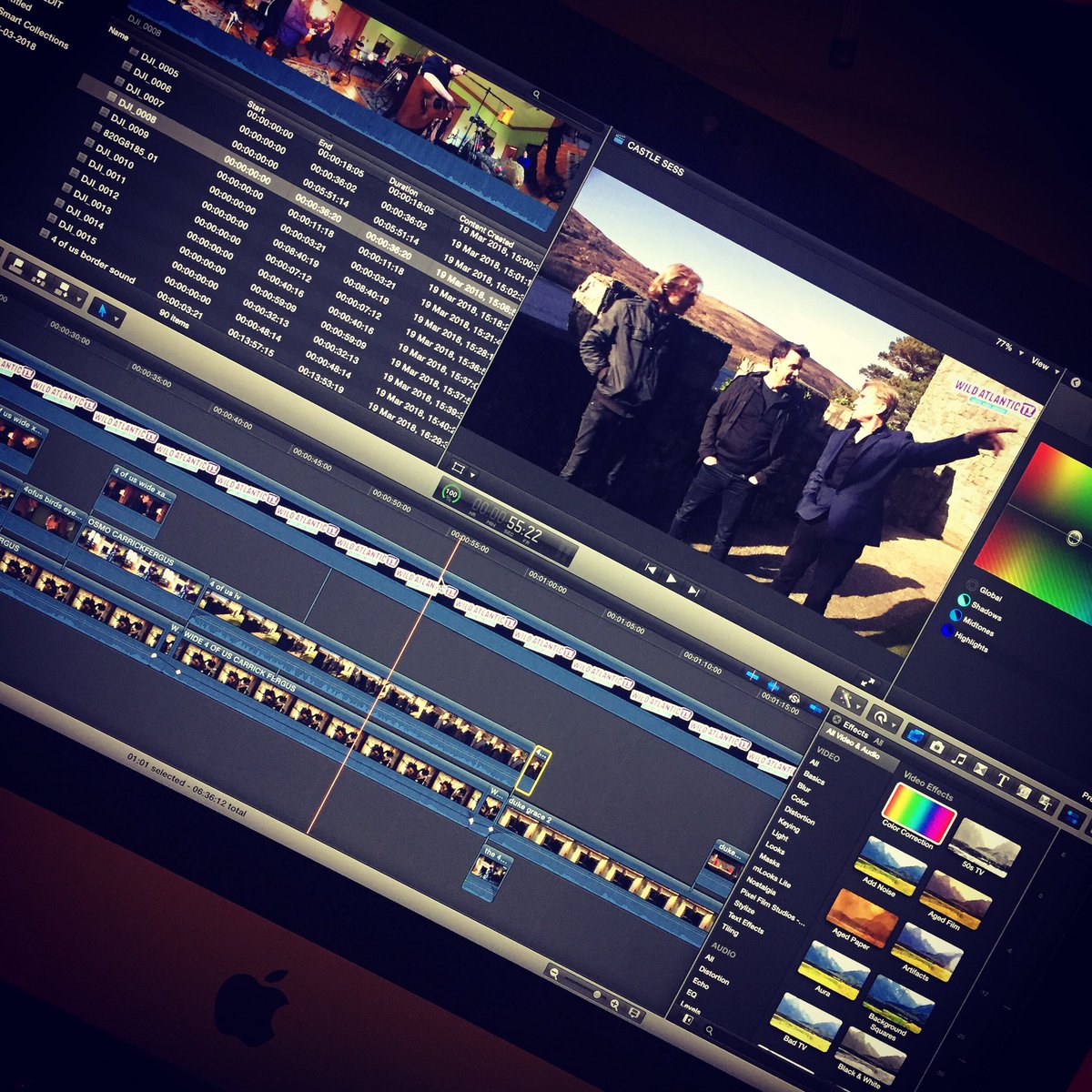 WildAtlanticTV's tweet photo. Castle Sessions coming together @MickeyJoeHarte @DukeSpecial @the4ofus @GoatsDontShave1 @CiaranTourish #kevindoherty #alicegildea @JimmystaffordDJ @paulmcdevitts @GlenveaghPark @gagetsitdone @wildatlanticway @donegalcouncil  @govisitdonegal @media_ireland https://t.co/9LjYteB2Sy