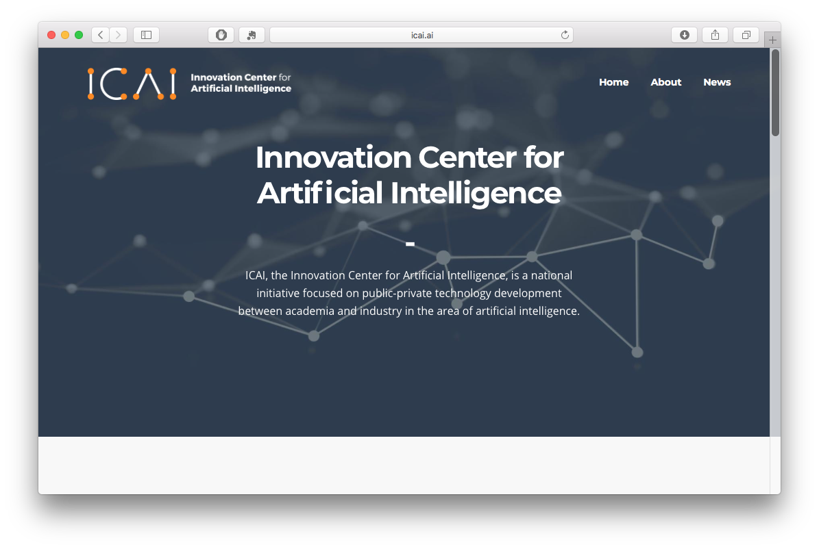 ic4ai's tweet photo. Hello world! The Innovation Center for Artificial Intelligence https://t.co/WNhNm6UXhf https://t.co/n1CspZV4QI