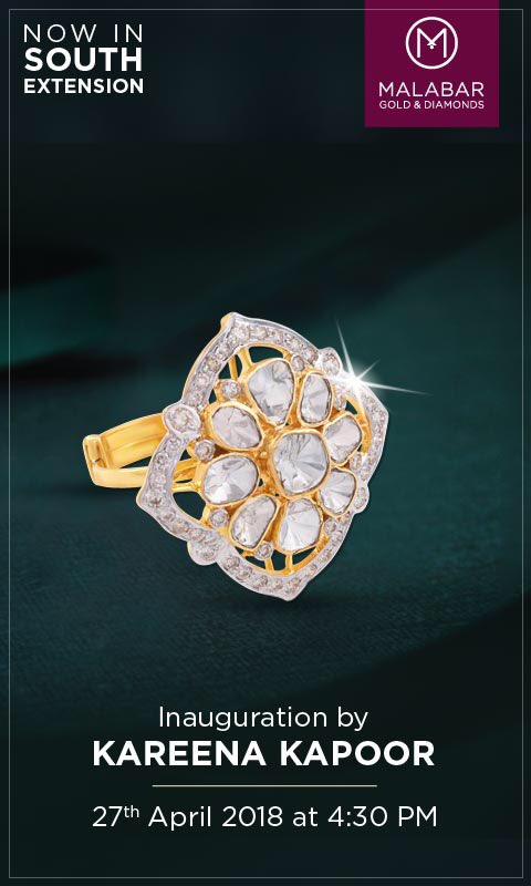 Delhi, great news! Kareena Kapoor is opening a new Malabar Gold and Diamonds Store In South Ext tomorrow!  Cannot wait to visit the store to pick up some exquisite pieces for my jewelry collection  <a href="/Malabartweets/">MGD</a> #MGDinSouthExtension