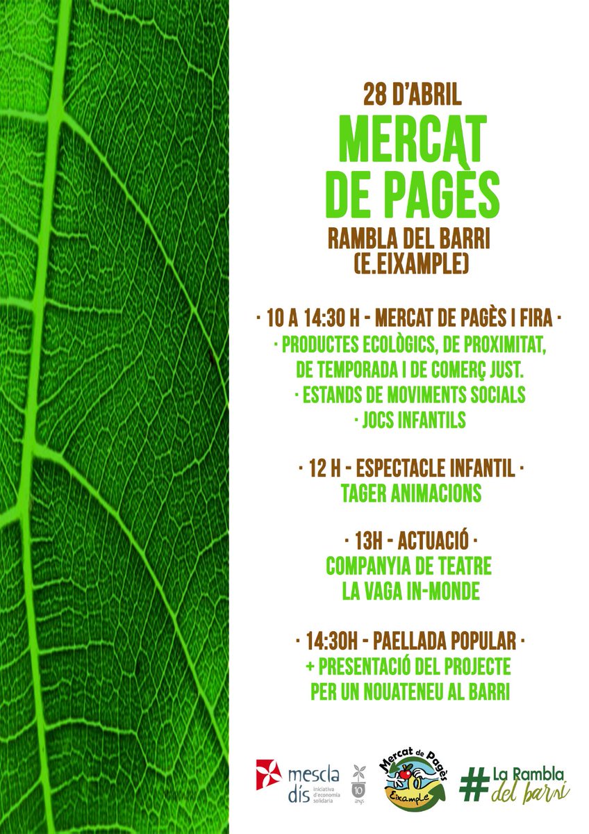 Al barri s'hi couen nous projectes ben macos.. i a nosaltres, sempre, ens trobareu al costat de les que s'organitzen!