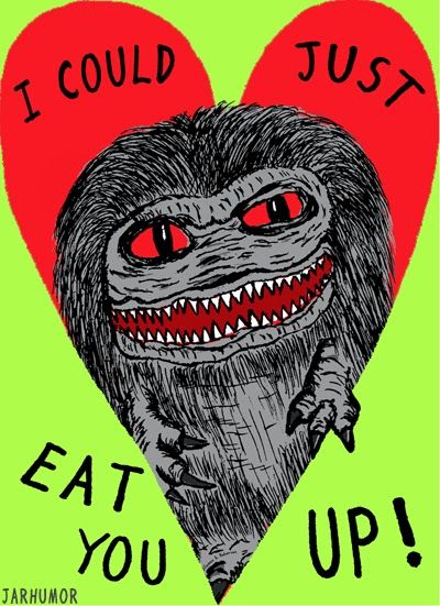 ValentineDayWeb's tweet photo. New post (Happy Valentine's Day! #critters. This could be a saying for lots of monsters, z...) has been published on Happy Valetines Day - https://t.co/7dFSzMMdEn https://t.co/uRP3aJIf3A