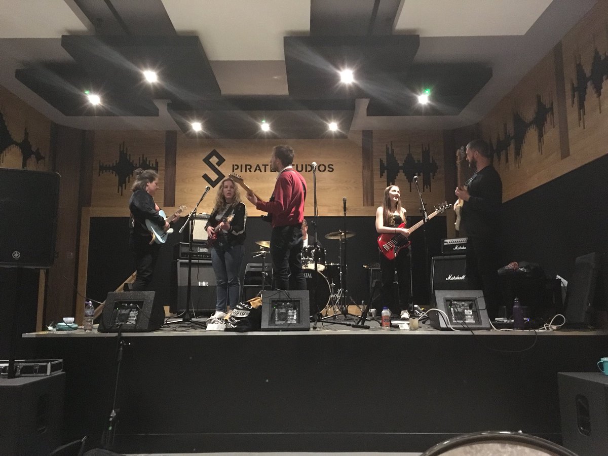 Getting plugged in for @mayfestbristol with our local high school band for #wearelightning