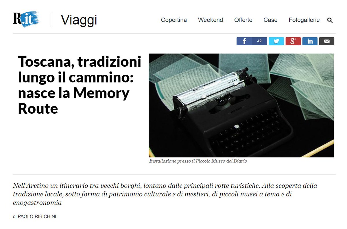 alessiaclusini's tweet photo. un #viaggio in #Toscana alla ricerca della #memoria: #memoryroute.
Su @repubblica: https://t.co/JtJYZG8WQp https://t.co/4JK3ulS5Qo