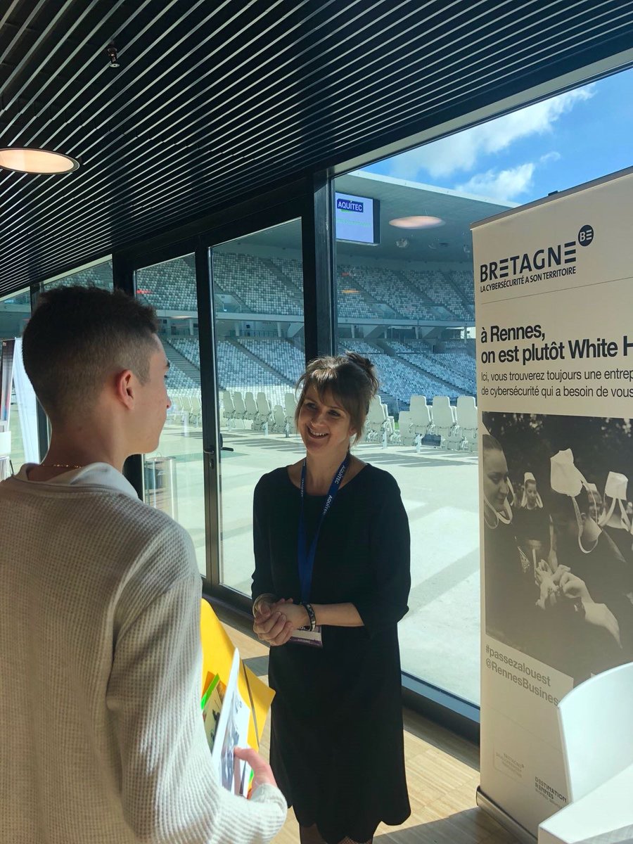 [Replay] Nous participons au <a href="/salon_aquitec/">AQUITEC</a> à Bordeaux avec <a href="/metropolerennes/">Rennes Ville et Métropole</a> : la Bretagne présente 460 offres en #cybersécurité ! 

Relisez l'interview des hackers <a href="/_SaxX_/">SaxX ¯\_(ツ)_/¯</a>  &amp; <a href="/kaluche_/">Kaluche</a>  qui expliquent pourquoi il faut recruter des passionnés 👉 bdi.fr/fr/en-cybersec…