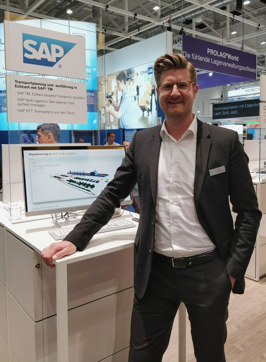 J_Ostermaier's tweet image. SAP #YardLogistics auf der CeMAT - besuchen Sie uns in Halle 19 Stand C93 und erfahren Sie, wie Sie anhand von spannenden IoT-Szenarien die Digitalisierung Ihres Werksgeländes vorantreiben können! Unser Yard Logistics Experte Marco Scheuermann ist für Sie da. #SAPCeMAT