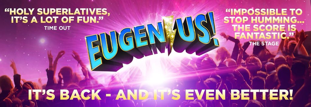 benadamsuk's tweet image. Well look what is returning by popular demand to @TheOtherPalace later this year.......... @eugeniusuk is back for a limited run-and this time it’s even better!! 👍👍👍👍 grab your tickets while you can!