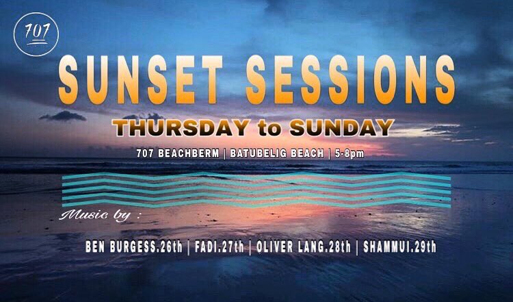 🌴☀️ @707beachberm Sunset Sessions this Saturday! 24 hours and I'll be in Bali! #sunsetsessions #techno #bali