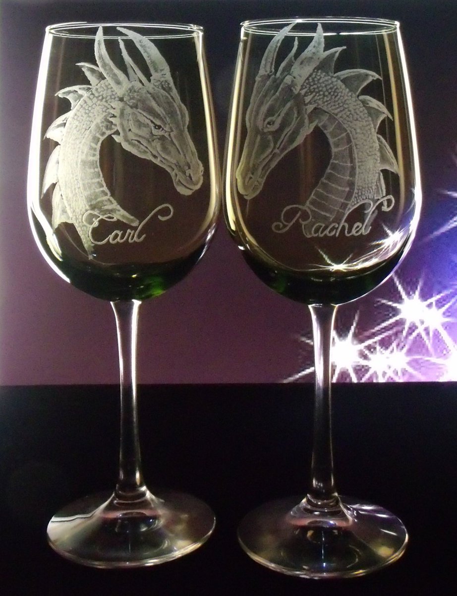 Glass Goddess On Twitter Wine Glasses Dragon Glass Wedding