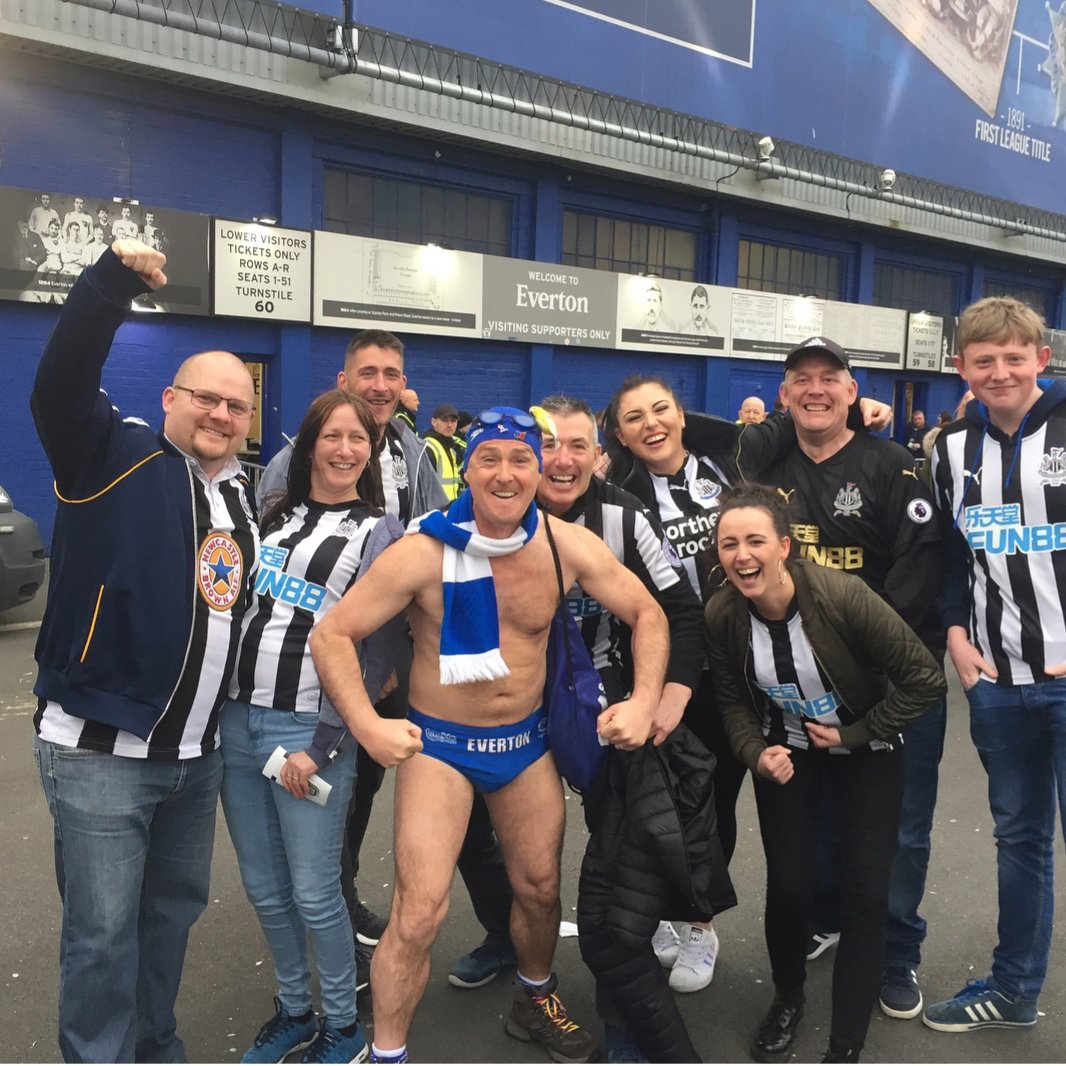 🏊‍♂️ | A huge thank you to <a href="/speedomick/">Speedomick</a> and Lewis who raised £514.83 at Monday night's game! 

Thank you to all Everton and <a href="/NUFC/">Newcastle United</a> fans for being so supportive! #EITC