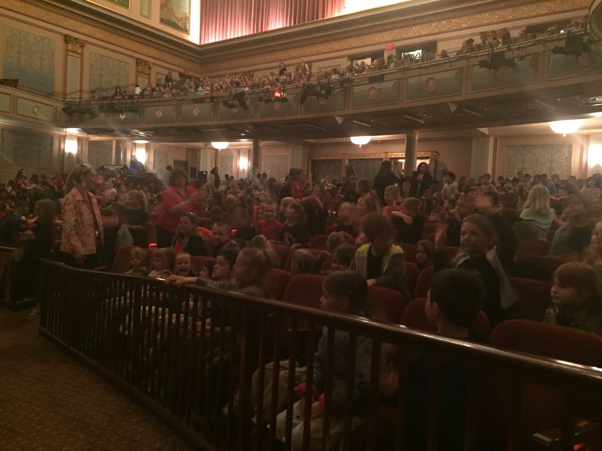 All district K-2 students have a blast at the York Strand for the performance of the Velveteen Rabbit!