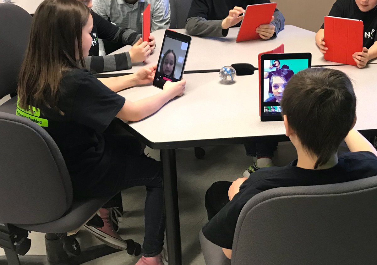 mrjhawn's tweet photo. Students and teachers expanding their video creation skills with Apple Clips  #nninspire https://t.co/gO4E8vVO9y