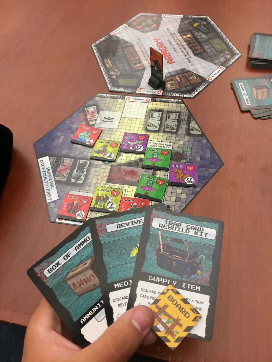 #Testing#Solo play, I’ve been in worst situations than this...#ungrateful Dead#board game