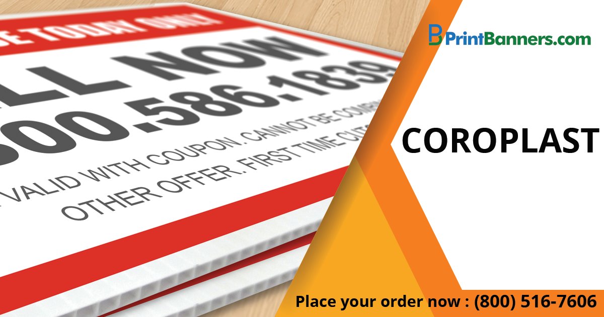 Print_Banners's tweet image. Our Corrugated #PlasticSigns are an option for outdoor signs such as real estate signs, parking signs. They are compatible with wire stakes &amp;amp; metal frames. To place an order call (800) 516-7606 or visit our online store printbanners.com/coroplast?sear…
#Coroplast #NewYork #PrintBanners