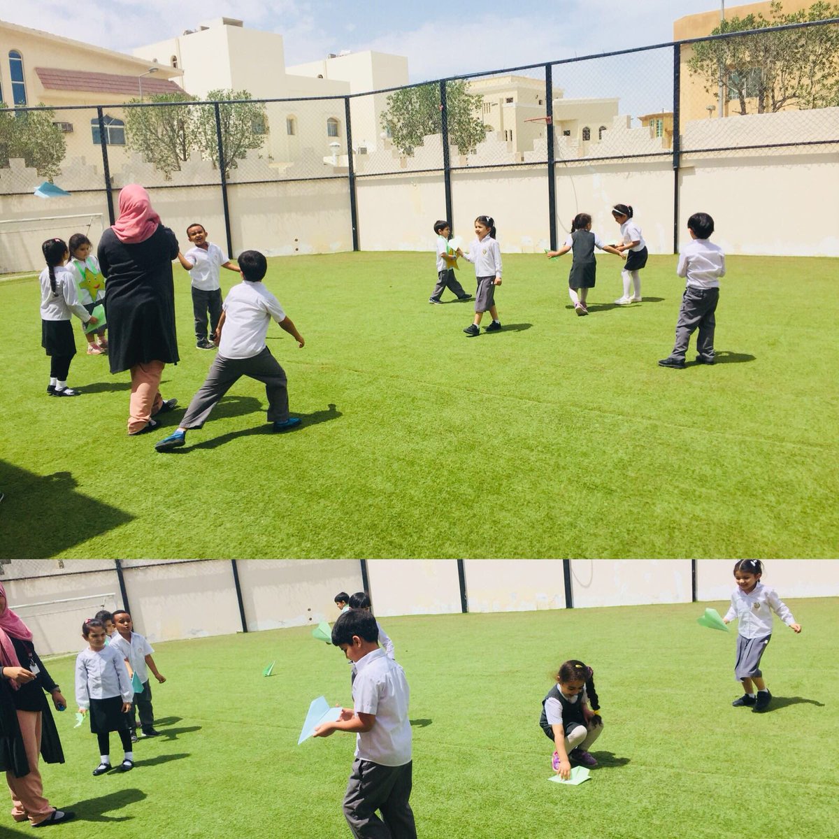 DohaAcademySLWA's tweet photo. Reception trying out their home made planes #DASalwa #Fun #learningthroughplay https://t.co/0oIoVBLd6V
