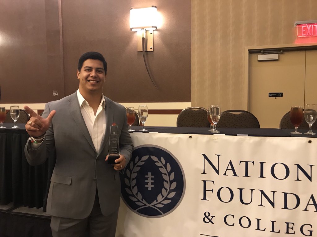 CorbinYoungFCA's tweet photo. Proud of my guy @TalorNunez being honored last night by the @NFFNetwork as the #TexasTech Scholar Athlete of The Year. He’s a #RoomChanger whose impact is immeasurable. #DomingoStrong #WreckEm #TeamFCA https://t.co/TpbAxfZbcD