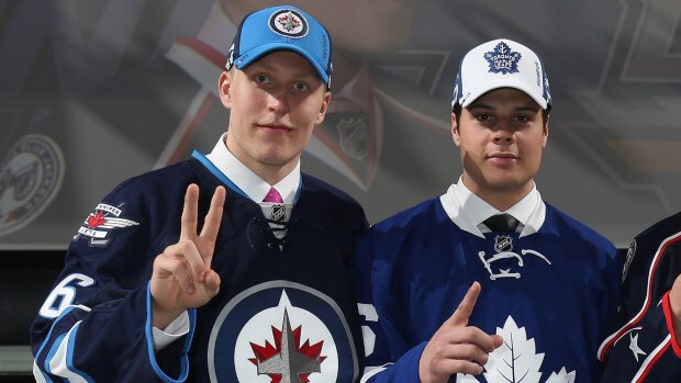 NHLJets2point0's tweet image. Hey Matthews and Laine, what round did you get to so far?