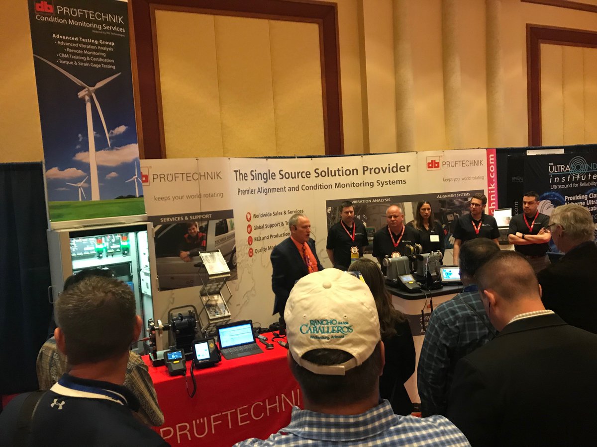PRUFTECHNIK_NA's tweet photo. Kicking off the last day of exhibiting at #trc2018! Why not swing by and check out the ROTALIGN touch or OPTALIGN?
We're at booth 15 :)
#PRUFTECHNIK #reliability
#ROTALIGN #OPTALIGN https://t.co/sgJbVjHm8A