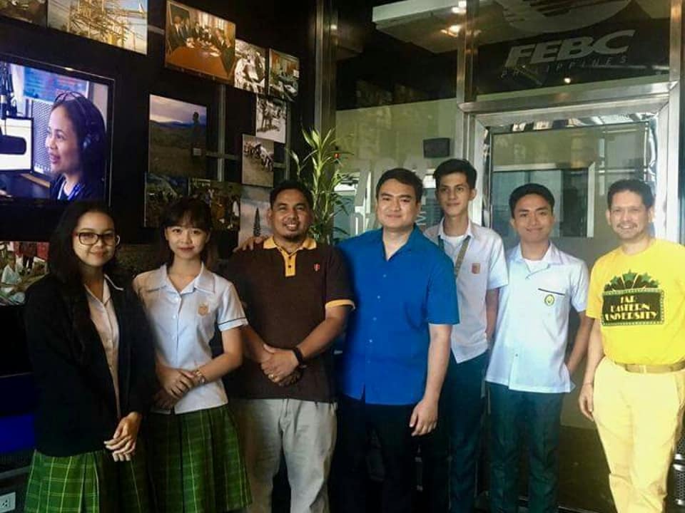 FEUBambooBand's tweet photo. April 25, 2018

After the recently concluded Music Evolution concert, the FEU Bamboo Band was invited to guest at 98.7 DZFE fm radio station, together with their Artistic Director Norbie Cads and the director of the President's Committee on Culture, Sir Martin Lopez. 
#DZFEFBB https://t.co/e0r1dqUFzy