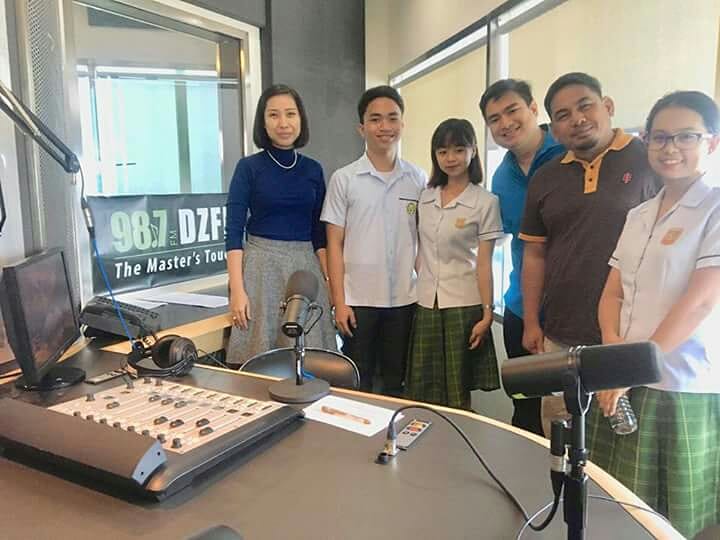FEUBambooBand's tweet photo. April 25, 2018

After the recently concluded Music Evolution concert, the FEU Bamboo Band was invited to guest at 98.7 DZFE fm radio station, together with their Artistic Director Norbie Cads and the director of the President's Committee on Culture, Sir Martin Lopez. 
#DZFEFBB https://t.co/e0r1dqUFzy