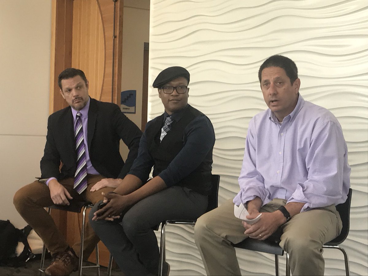FPRASpaceCoast's tweet photo. Our Media Summit Print Media Panel is underway with @PaulBrinkmann, Marcia Dunn, @Fla2dayBiz, Matt Richardson, @adrienneroth, and Tracy Stoderd! #FPRA_Balance #FPRAMediaSummit #FPRAisforLeaders https://t.co/5wqZbY5D1t