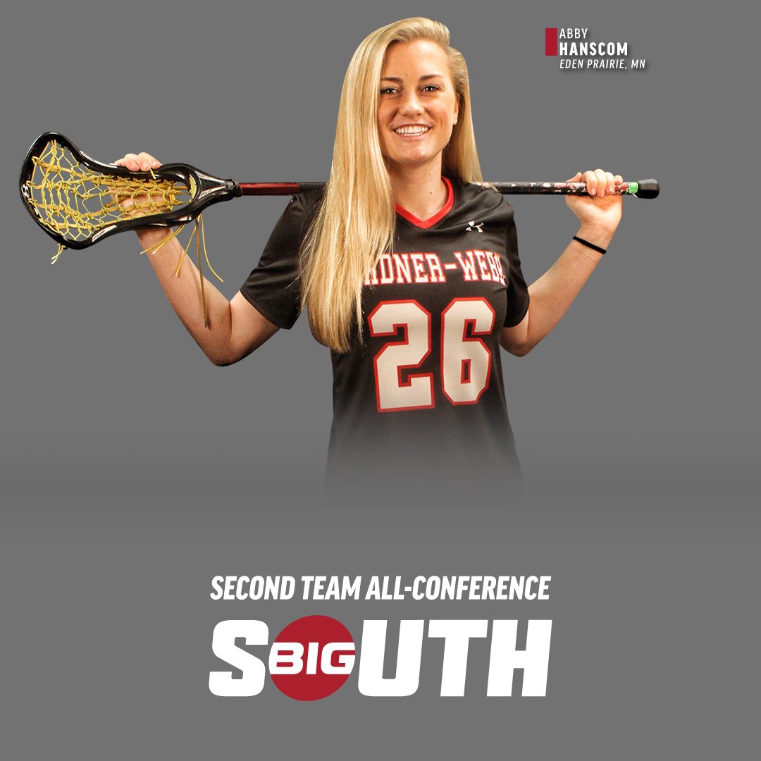 CONGRATULATIONS to junior Abby Hanscom. Named second-team All-Big South for the second season in a row!!