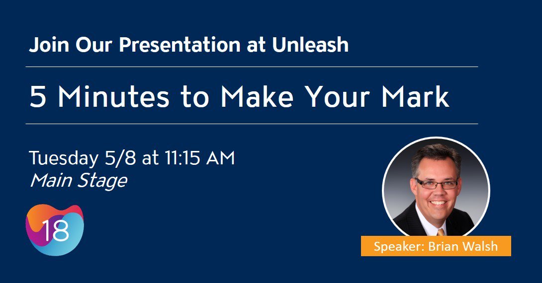 ForceMgmt's tweet photo. Heading to @outreach_io's #Unleash18 conference? Be sure to catch @BwalshBrian's presentation! https://t.co/fXxyTCn7Iw