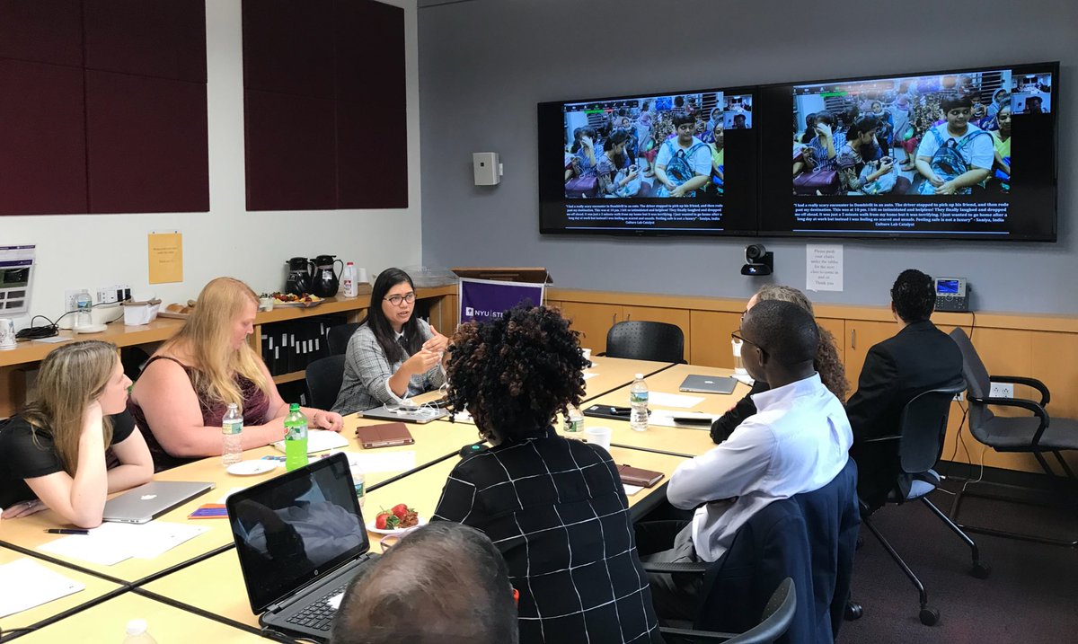 ColetteGrace's tweet photo. @elsamariedsilva discusses #Safecity in #India, a second case study in #BWData18 @NYU_ASH, highlighting the stories that are shared to break the conspiracy of silence. @pinthecreep @bmwfoundation @knaimer @emaloba #Kenya @giz_gmbh @nyusteinhardt #responsibleleaders @JFKii @KO_Jag https://t.co/dHv5P4Fjvo