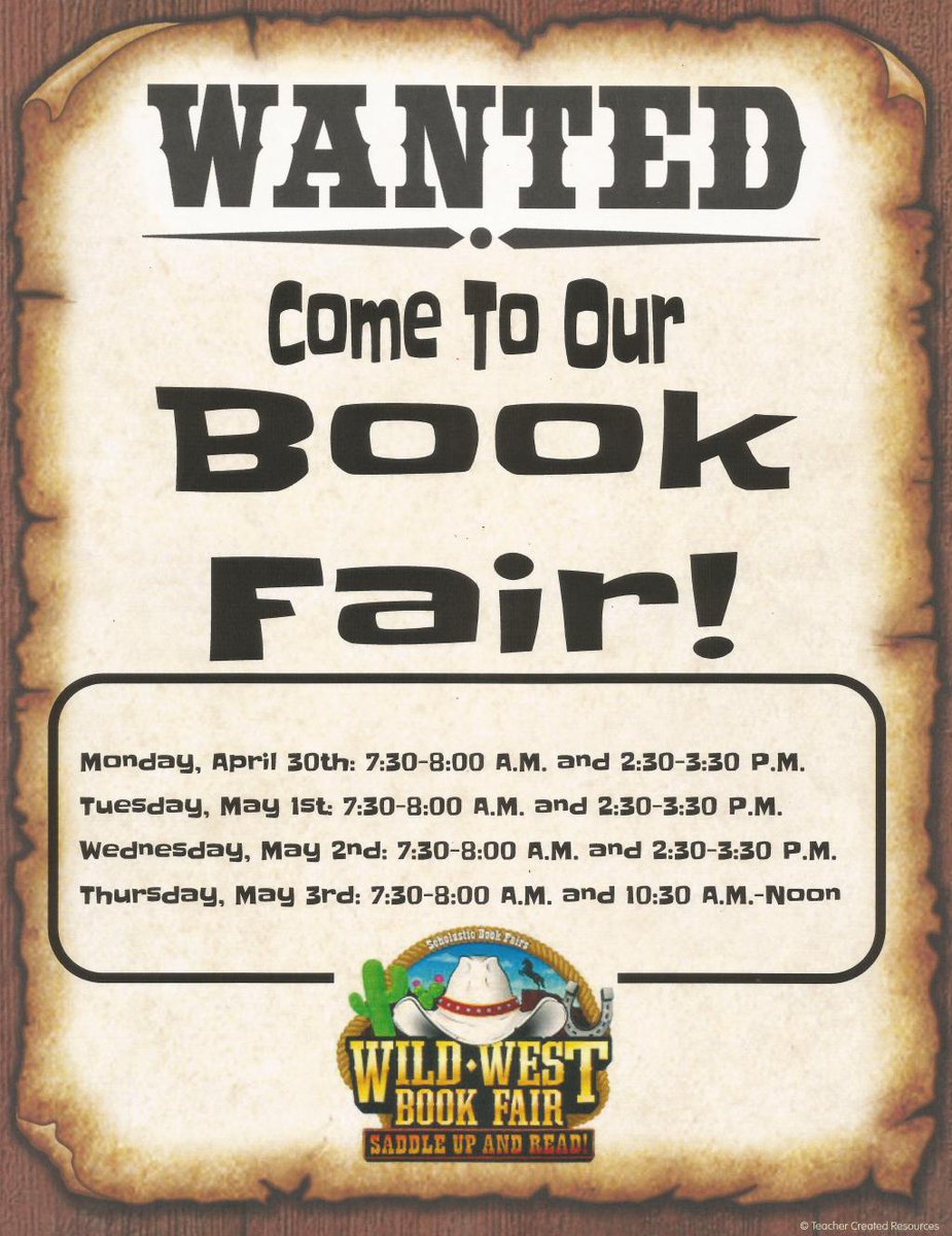 ThomasHartSC's tweet image. Book Fair thomashart.org/2018/04/26/boo…