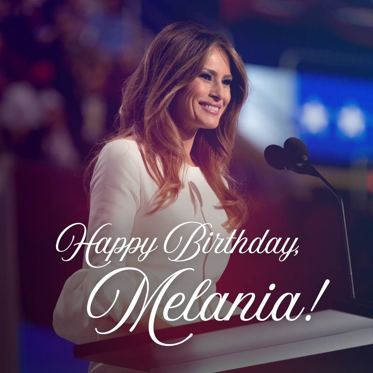 Happy Birthday to our Melania Trump! 