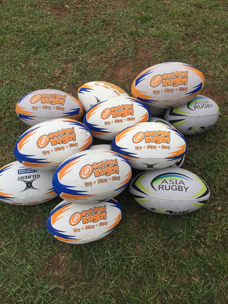 A great day yesterday with the Get Into Rugby program. Lebanon and Jordan players &amp; officials helping over 150 children get into rugby!!

#GIR #grassroots