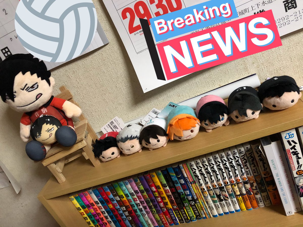 堕姫ちゃん ハイキューつむつむシリーズ増えてきた 可愛い