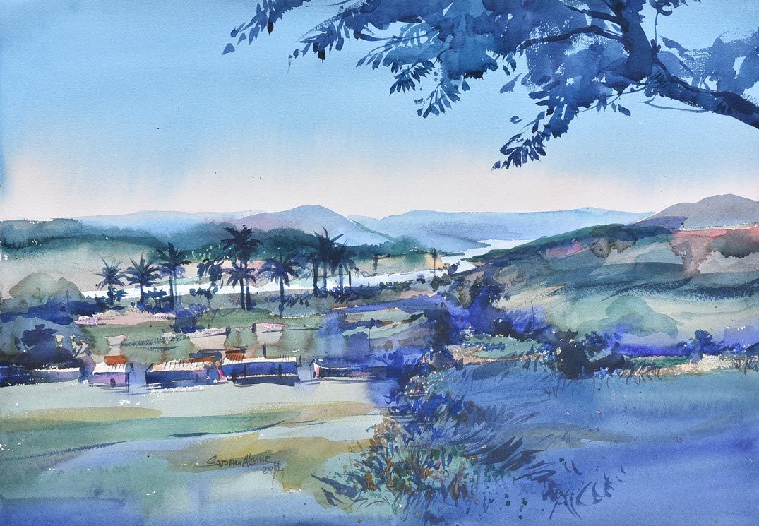 RangDeStudio's tweet photo. 'Landscape'⠀
Watercolor painting by #SadhuAliyur⠀
See Here: https://t.co/3pMjHLnMwS
#colorinstudio #watercolorpainting #paintings #art #artist #Decor #FineArts #landscape #deep #bliss #artstudio #InstaArt #CommissionedArt https://t.co/IfVffMFuZl