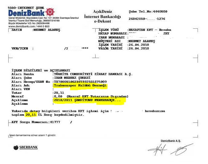 DbtEhuvUwAEfsub - Fenerbah&ccedil;e Medya Sorumlusu'ndan imalı bağış!