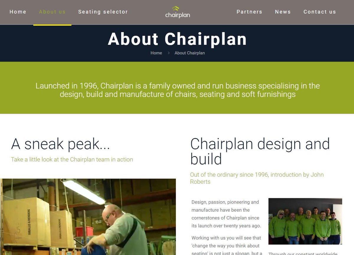 Our website has had a refresh, why not take a look around at all our products and learn more about Chairplan #design #websiterefresh #chairplan #officeseating #softseating

chairplan.co.uk