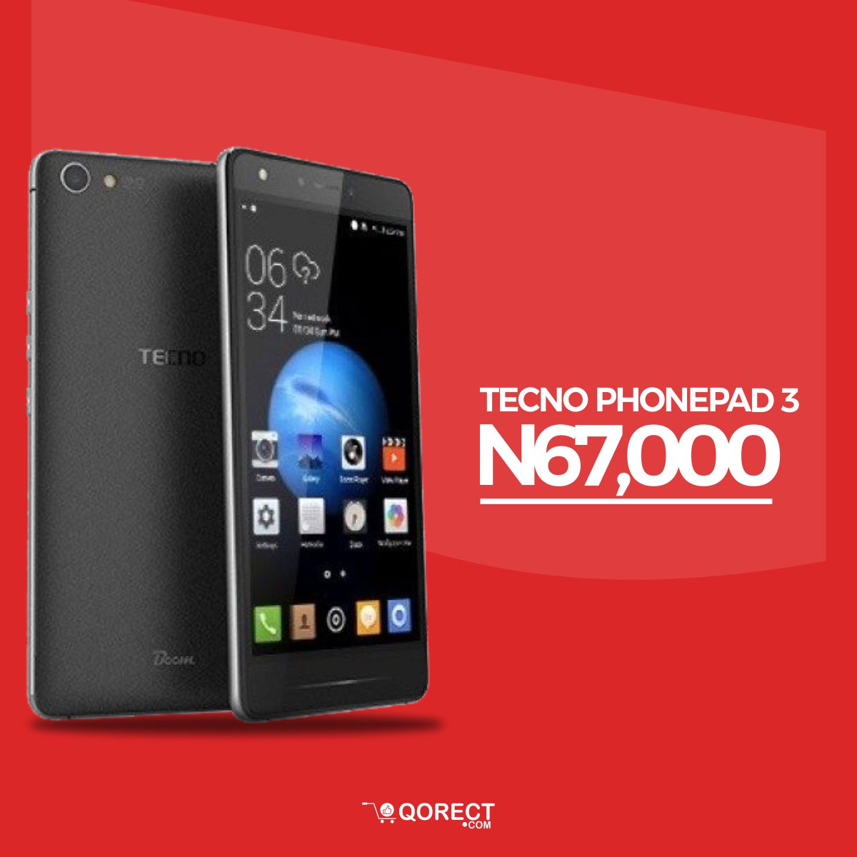 QorectShop's tweet photo. The Tecno Phonepad 3 is a massive buy! I recommend this smartphone for those looking to switch to the Tecno family.
You can pick one now on our website. We have limited stock!
#tecno #smartphone #phonepad3 #qorect #ecommerce #shoponline #nigeria #lagos #ph #abuja #new #trending https://t.co/UHSSFpbSoF