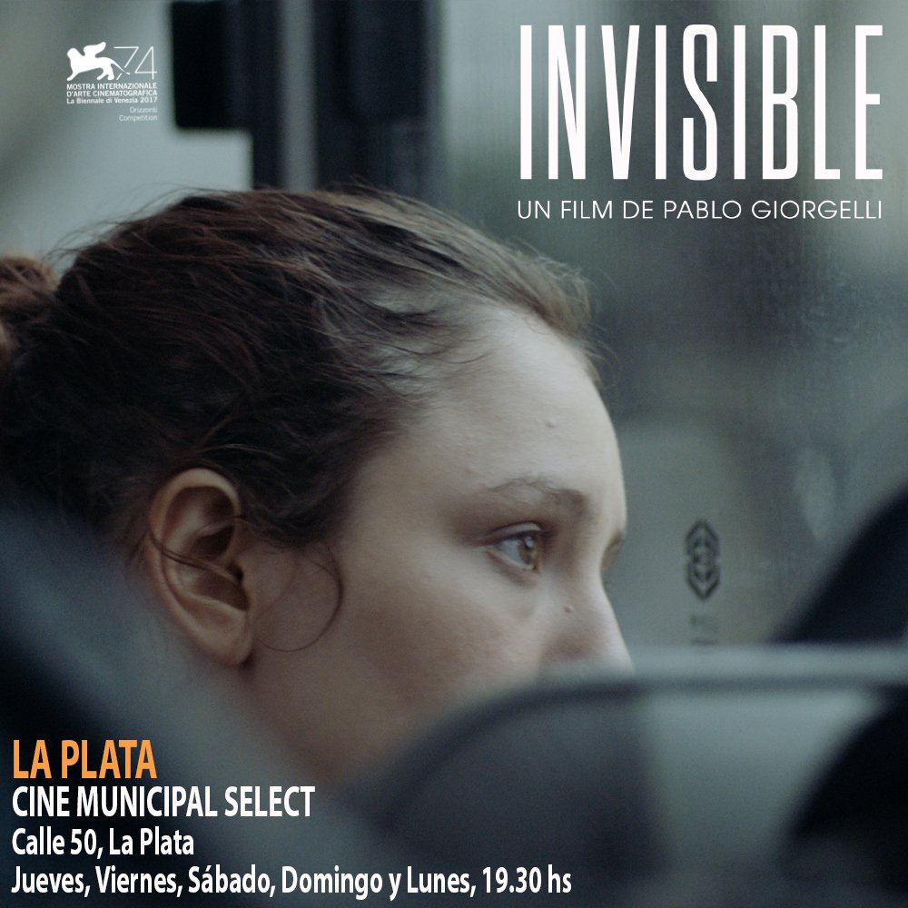 Octava semana en los #cines de #Argentina para <a href="/InvisiblePeli/">Invisible</a>, film producido por <a href="/tareafinacine/">Tarea Fina</a>! Amigos de #LaPlata, los esperamos en el Cine Select @espaciosincaa!