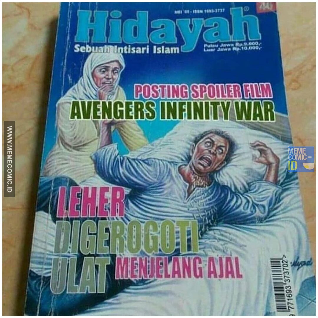 Meme Comic Indonesia On Twitter Awas Kena Azab Infinitywar