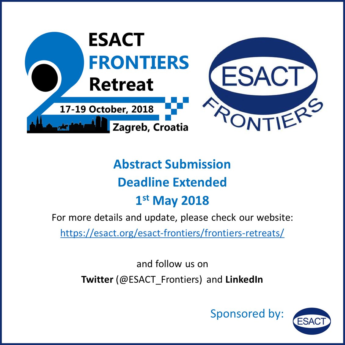 ESACT Frontiers tweet media