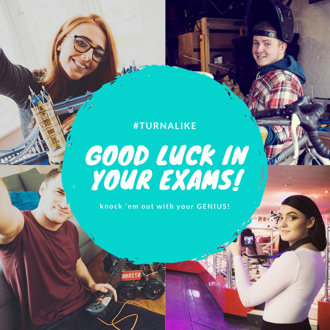 NCLanarkshire's tweet photo. It's that time of year again. Good luck to everyone sitting exams over the next few weeks! Don't stress, do your best & forget the rest! :) #turnalike #skillsetforlife https://t.co/ZhC9yURM3v