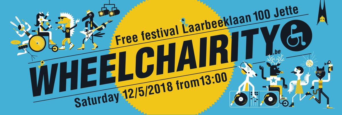 See you on Saturday 12th of May!
🎶 TheColorGrey, Faisal, Mambele and many more!
🍭 Animiation for kids
♿️ Accessible to everyone!

#Free #Festival #Bruxelles #Brussels #wheelchairity #wheelchair #accessibility #Faisal #TheColorGrey #Mambele #Jakomo #DeRand #Manymore