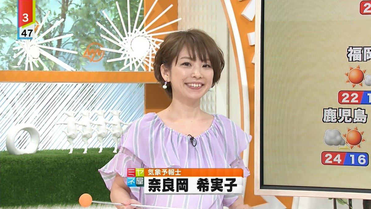 偽 工藤 俊作 Sur Twitter 奈良岡希実子 Kimiko Naraoka 気象予報士 奈良岡希実子 ミヤネ屋 日テレ セントフォース