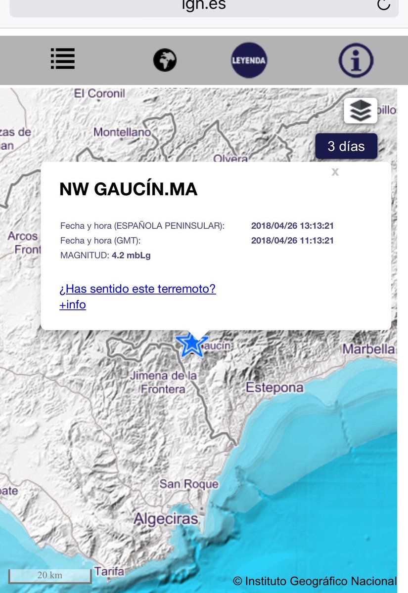 JoseG_Calvente's tweet photo. Terremoto de 4,2 grados con epicentro en Gaucín , que se ha notado en Ubrique y buena parte de la Sierra de Cádiz.

(Fuente Instituto Geográfico Nacional)
#Ubrique #SierraDeCádiz #Terremoto https://t.co/4BXwMOgV8J