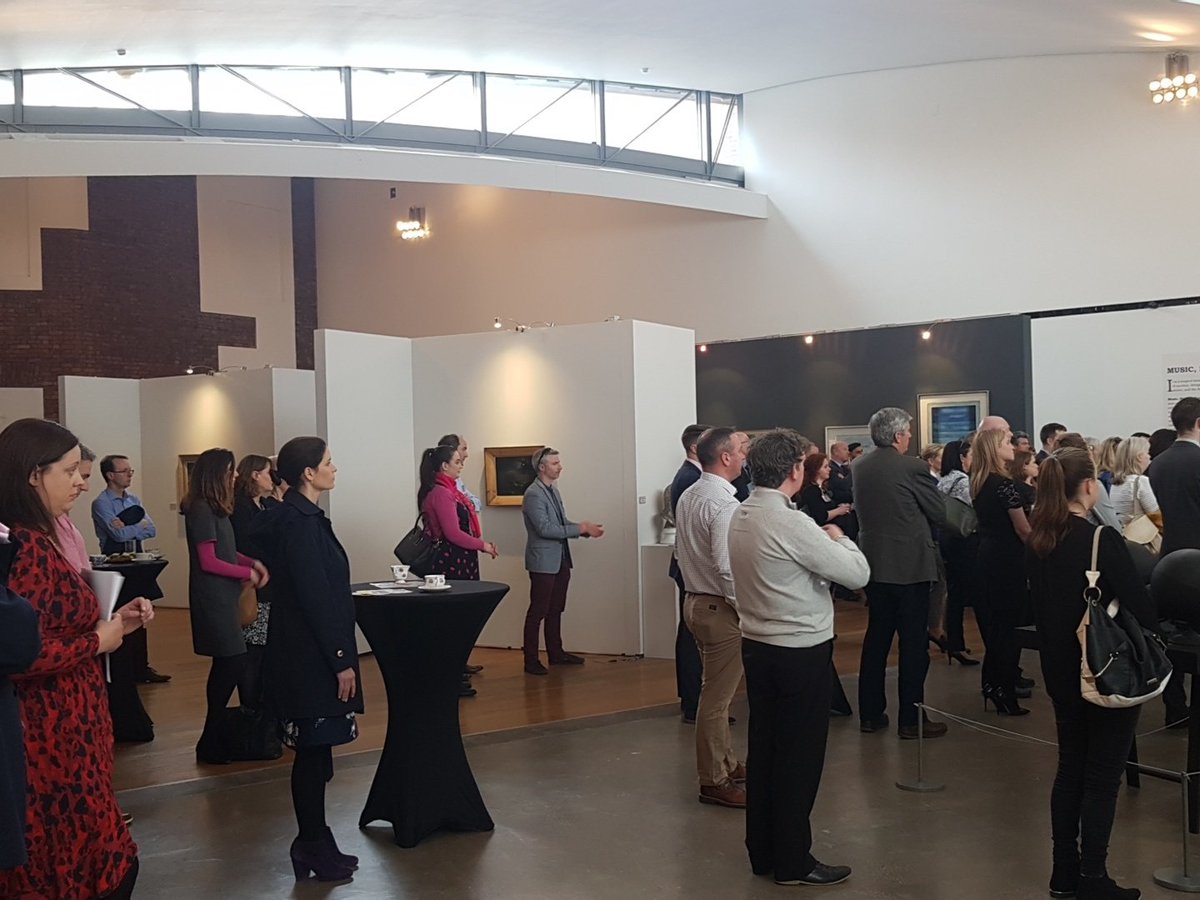 SpringboardCom's tweet photo. A beautiful setting here @CrawfordArtGall for @CorkChamber #NetworkingatNoon event today. Commercial Cork originated here! https://t.co/YqZLgo8hoG