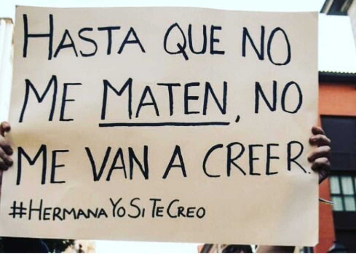 willypeich's tweet photo. El mensaje que manda este tribunal es desolador. Van a convertir en realidad esta pancarta. #LaManada #EstaEsNuestraManada #YoSiTeCreo #NoEsNo #noesabusoesviolación https://t.co/SGa0VSyDkg