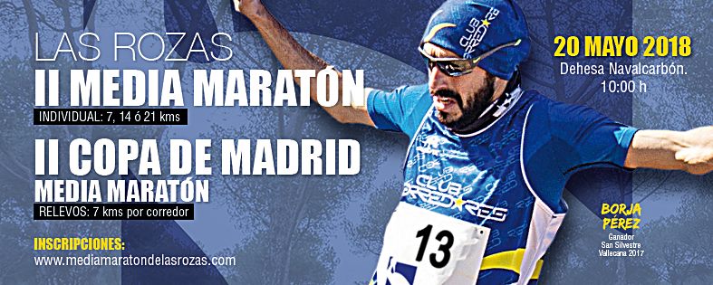 Run4S's tweet image. ¡Ya queda menos para nuestra carrera solidaria!
II MEDIA MARATÓN DE LAS ROZAS

🔊Hasta 1.500 plazas 
📆El día 20 de Mayo a las 10.00 
📍Dehesa Navalcarbón (Las Rozas)
🦉7km / 14km / 21km
👨‍👦‍👦Por Relevos o individual

Más info: 👉 mediamaratondelasrozas.com