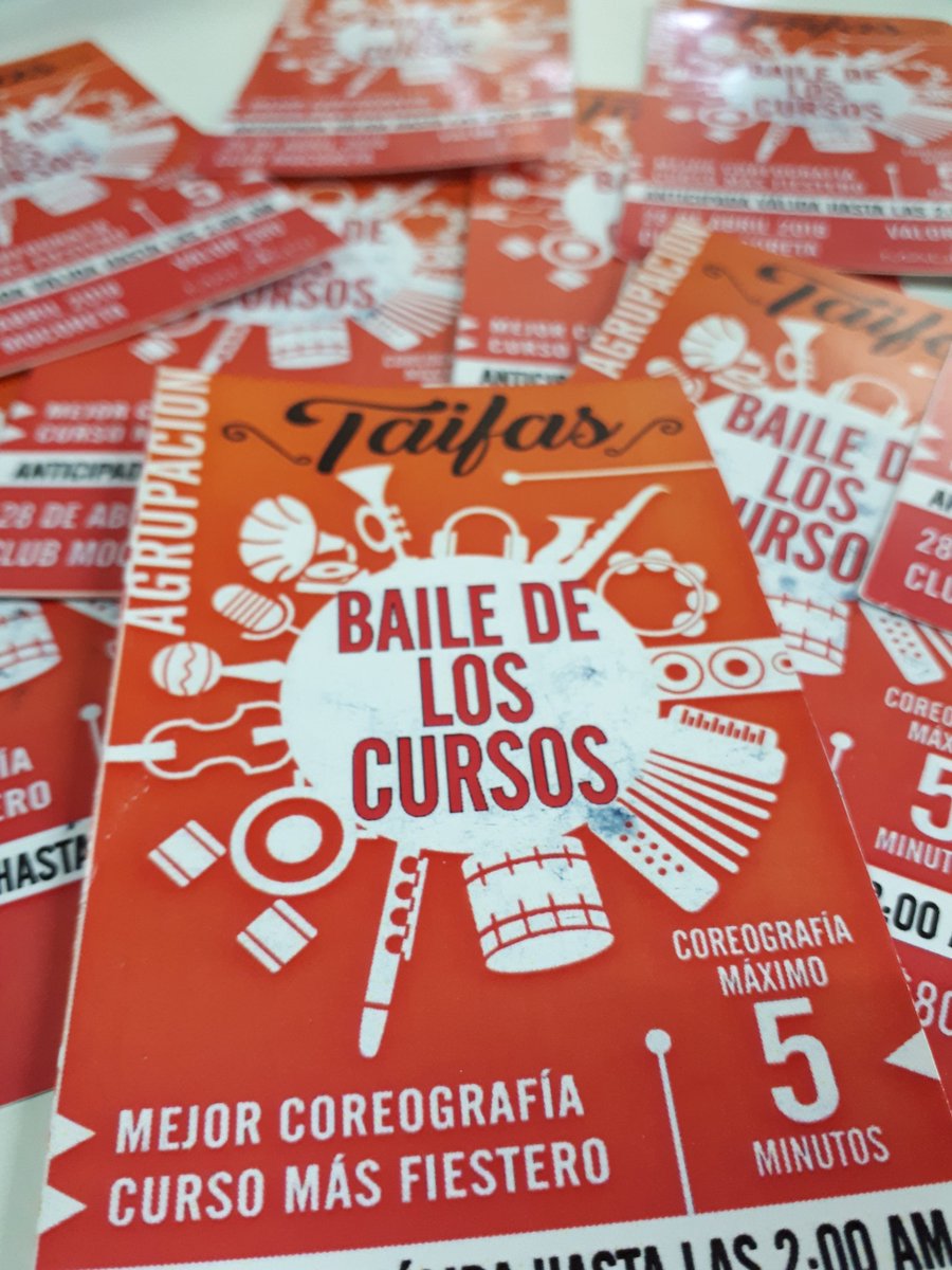 Taifas18's tweet photo. ⬇️⬇️SÁBADO 28 DE ABRIL⬇️⬇️
BAILE DE LOS CURSOS🔥
Conseguílas con los chicos de la agrup a tan sólo $80🎫💸
⚠️Curso más fiestero
⚠️Mejor coreografía
Presentaciones 2:00am👊
#2diassss🍻🖐💃😈 https://t.co/QUGUGvym7W