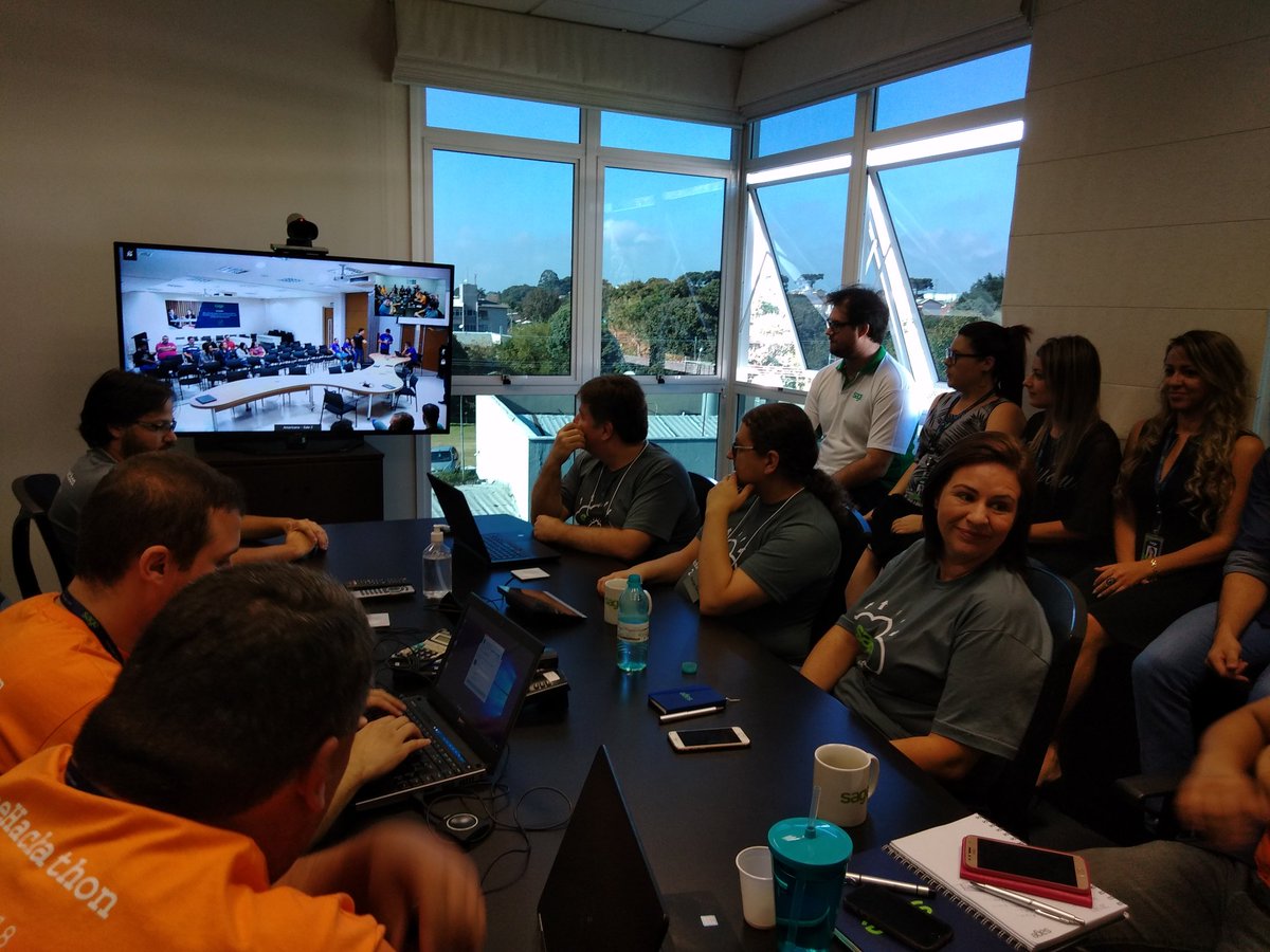ederlw's tweet photo. Brazil teams are ready to #Sagehackathon presentation!! Good luck!! https://t.co/1ioPZXjNpG